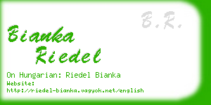 bianka riedel business card